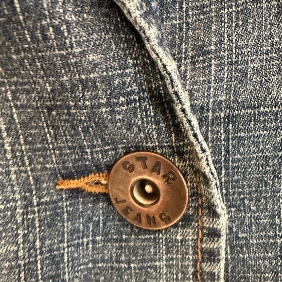 STAR Denim Pure Indigo Jacket Size Large - Picture 6 of 12